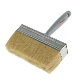 Кисть-макловица тундра, натуральная щетина, пластиковая рукоятка, 50180 мм