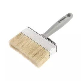 Кисть-макловица тундра, натуральная щетина, пластиковая рукоятка, 30120 мм