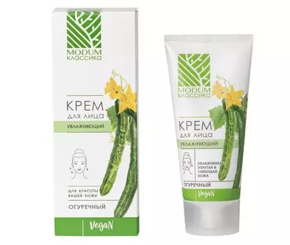 КЛАССИКА Крем для лица увлажняющий Огуречный, 50г