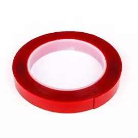 Клейкая лента torso, прозрачная, двусторонняя, акриловая, 15 мм х 5 м