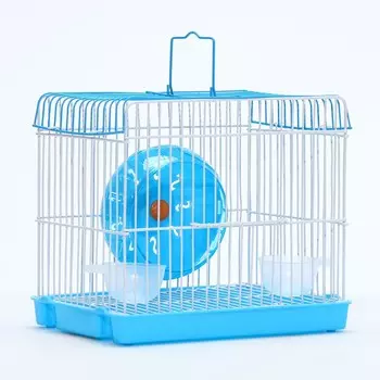 Клетка для грызунов укомплектованная rt-2q, 22 х 16 х 20 см, голубая