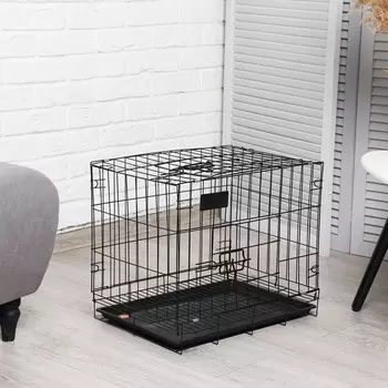 Клетка для собак 51 х 35 х 41 см, голубая