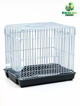 Клетка усиленная для джунгарских хомяков 211619 см, серая