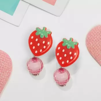 Серьги клипсы детские выбражулька