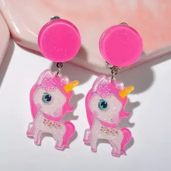 Серьги клипсы детские выбражулька