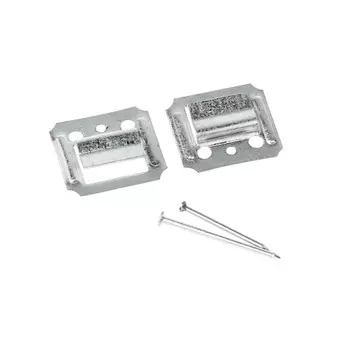 Кляймер лом, №2, оцинкованный, с гвоздями, 100 шт