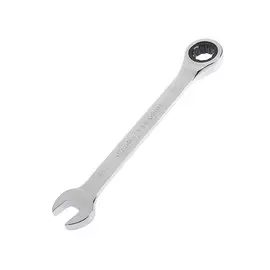 Ключ комбинированный трещоточный тундра, crv, полированный, 72 зуба, 14 мм