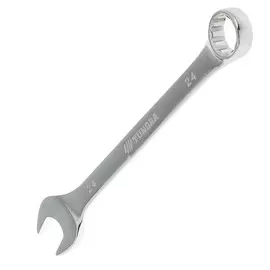 Ключ комбинированный tundra, crv, полированный, 24 мм