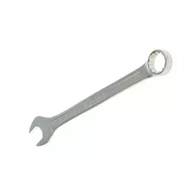 Ключ комбинированный усиленный tundra, crv, холодный штамп, матовый, антислип, 27 мм