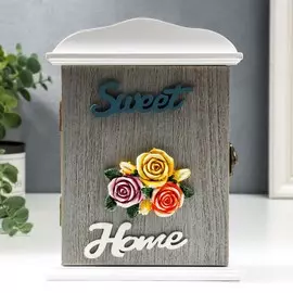 Ключница дерево 2 крючка