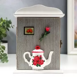 Ключница дерево 2 крючка