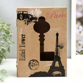 Ключница дерево 4 крючка