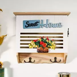 Ключница дерево 6 крючков