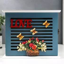 Ключница дерево 6 крючков