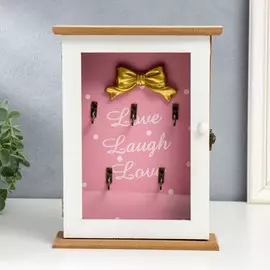 Ключница дерево 6 крючков