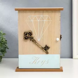 Ключница дерево 6 крючков