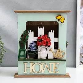 Ключница дерево 6 крючков