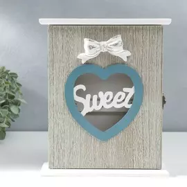 Ключница дерево 6 крючков