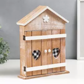 Ключница дерево 6 крючков