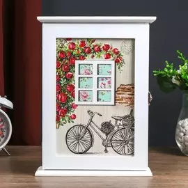 Ключница дерево 6 крючков