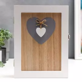 Ключница дерево 6 крючков