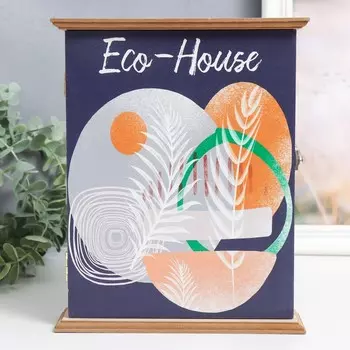 Ключница дерево 6 крючков