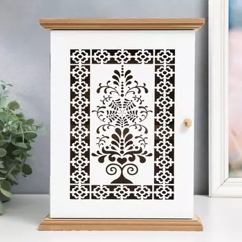 Ключница дерево 6 крючков