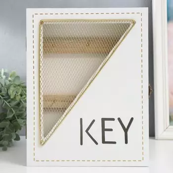 Ключница дерево 6 крючков