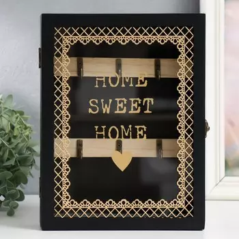 Ключница дерево 6 крючков