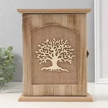 Ключница дерево 6 крючков