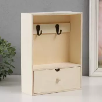 Ключница настенная с ящичком