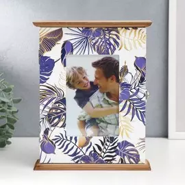 Ключница дерево с фоторамкой 10х15 см