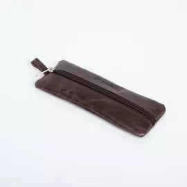 Ключница карманная textura на молнии, с кольцом, размер 1762 см, коричневая