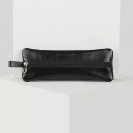 Ключница на молнии, длина 17 см, цвет чёрный