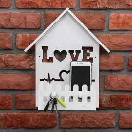 Ключница с полкой