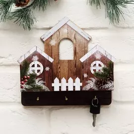 Ключница с полкой