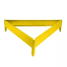 Клумба оцинкованная, 5015 см, желтая,