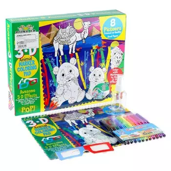 Книжка-раскраска многоразовая