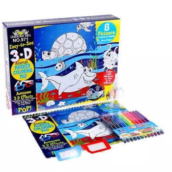 Книжка-раскраска многоразовая