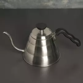 Кофейник из нержавеющей стали с длинным носиком