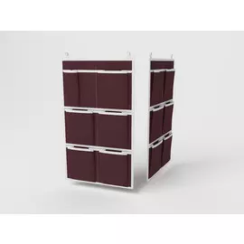 Кофр для аксессуаров, 7 карманов, 35х60 см