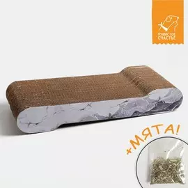 Когтеточка из картона с кошачьей мятой