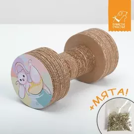 Когтеточка из картона с кошачьей мятой