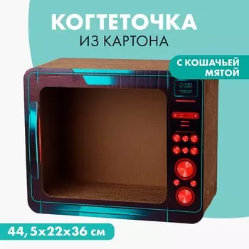 Когтеточка из картона с кошачьей мятой