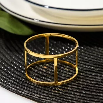 Кольцо для салфетки noble, 4,52,9 см, цвет золотой