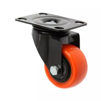 Колесо мебельное cappio, d=50 мм, поворотное, покрытие pvc