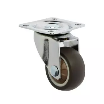 Колесо мебельное, d=38 мм, без тормоза, мягкий ход, 4 шт. tmp