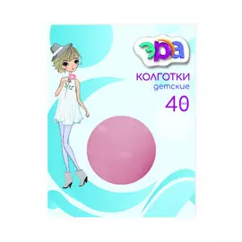 Колготки детские ЭРА "Крупный горох на мелкой сетке"