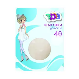 Колготки детские ЭРА "Крупный горох на мелкой сетке"