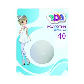 Колготки детские ЭРА "Крупный горох на мелкой сетке"